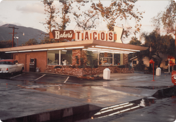 Bakers drive thru in 1970